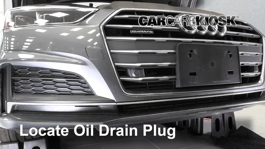 2018 Audi A5 Sportback Premium Plus 2.0L 4 Cyl. Turbo Huile Changer l'huile et le filtre à huile